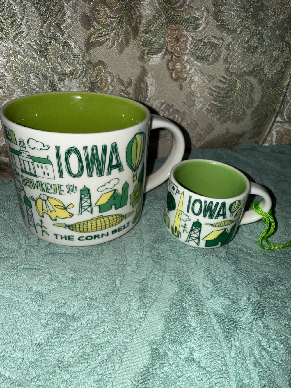 Starbucks been there series  Iowa mug and mini mug
